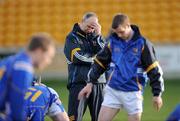 15 February 2009; Longford manager Glenn Ryan watches the players warm down after the match. Allianz National Football League, Division 3, Round 2, Offaly v Longford, O'Connor Park, Tullamore, Co. Offaly. Picture credit: Brian Lawless / SPORTSFILE
