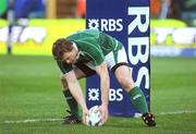 15 February 2009; Brian O'Driscoll, Ireland, scores his side's fifth try against Italy. RBS Six Nations Championship, Italy v Ireland, Stadio Flaminio, Rome, Italy. Picture credit: Brendan Moran / SPORTSFILE