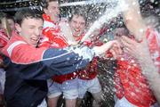15 February 2009; Blarney players celebrate after the final whistle. AIB All-Ireland Intermediate Club Hurling Championship Final, Blarney, Cork v Cappataggle, Galway, Croke Park, Dublin. Picture credit: Ray Lohan / SPORTSFILE *** Local Caption ***