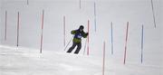 14 February 2009; Ryan Hill, TEAM Ireland, sponsored by eircom, from Richill, Co. Armagh, on his way to win a Gold medal in the Intermediate Grade Giant Slalom Event at the Boise-Bogus Basin Mountain Recreation Area. Ryan completed the Games with a personal tally of two Gold medals. 2009 Special Olympics World Winter Games, Boise, Idaho, USA. Picture credit: Ray McManus / SPORTSFILE
