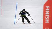 14 February 2009; Ben Purcell, TEAM Ireland, sponsored by eircom, from Dalkey, Co. Dublin, on his way to win a Gold medal in the Novice Grade Giant Slalom Event at the Boise-Bogus Basin Mountain Recreation Area. 2009 Special Olympics World Winter Games, Boise, Idaho, USA. Picture credit: Ray McManus / SPORTSFILE