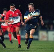 13 October 2000; Gordon D'Arcy of Leinster during the Heineken Cup Pool 1 match between Leinster and Biarritz at Donnybrook Stadium in Dublin. Photo by Brendan Moran/Sportsfile