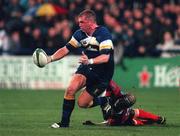 13 October 2000; Victor Costello of Leinster during the Heineken Cup Pool 1 match between Leinster and Biarritz at Donnybrook Stadium in Dublin. Photo by Damien Eagers/Sportsfile