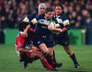13 October 2000; Gordon D'Arcy of Leinster during the Heineken Cup Pool 1 match between Leinster and Biarritz at Donnybrook Stadium in Dublin. Photo by Damien Eagers/Sportsfile