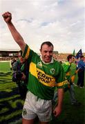 7 October 2000; Seamus Moynihan of Kerry celebrates following his side's victory during the Bank of Ireland All-Ireland Senior Football Championship Final Replay match between Kerry and Galway at Croke Park in Dublin. Photo by Brendan Moran/Sportsfile