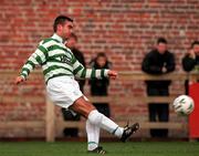 22 October 2000; Marc Kenny of Shamrock Rovers during the Eircom League Premier Division match between UCD and Shamrock Rovers at Belfield Park in Dublin. Photo by Ray Lohan/Sportsfile