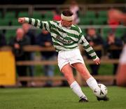 22 October 2000; Gareth Cronin of Shamrock Rovers during the Eircom League Premier Division match between UCD and Shamrock Rovers at Belfield Park in Dublin. Photo by Ray Lohan/Sportsfile