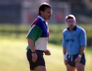 21 October 2000; Referee Mark Orr during the All-Ireland League Division 2 match between UCD and Ballynahinch at Belfield Park in Dublin. Photo by Ray McManus/Sportsfile
