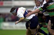 21 October 2000; Emmet Byrne of Leinster during the Heineken Cup Pool 1 match between Northampton Saints and Leinster at Franklin's Gardens in Northampton, England. Photo by Matt Browne/Sportsfile