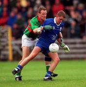 22 October 2000; Gavin Diamond, Bellaghy, right, in action during the Ulster GAA Football Senior Club Championship Semi-Final match between Bellaghy and Gowna at St Tiernach's Park in Clones, Monaghan. Photo by Ray McManus/Sportsfile