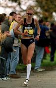 15 October 2000; Paula Radcliffe during the Loughrea 5 Mile Road Race in Loughrea, Galway. Athletics. Photo by Damien Eagers/Sportsfile
