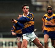 22 October 2000; Damien McGrath of Tipperary during the Waterford Crystal South East Hurling League match between Clare and Tipperary at Cusack Park in Ennis, Clare. Photo by Brendan Moran/Sportsfile