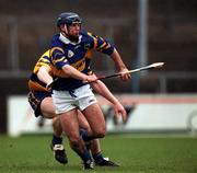 22 October 2000; Eoin Kelly of Tipperary during the Waterford Crystal South East Hurling League match between Clare and Tipperary at Cusack Park in Ennis, Clare. Photo by Brendan Moran/Sportsfile