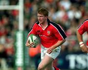 21 October 2000; Anthony Horgan of Munster during the Heineken Cup Pool 4 match between Munster and Bath at Thomond Park in Limerick. Photo by Brendan Moran/Sportsfile