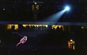 15 September 2000; Australian performer Nikki Webster during the Opening Ceremony of the XXVII Olympic Games at Stadium Australia in the Sydney Olympic Park, Homebush Bay, Sydney, Australia. Photo by Brendan Moran/Sportsfile