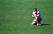 14 September 2000; Patsy McGonigle, Irish Athletics Team Manager, at the Sydney International Athletic centre. Sydney Olympic Park. Homebush Bay, Sydney, Australia. Photo by Brendan Moran/Sportsfile