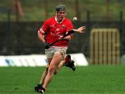 22 October 2000; John Browne of Cork during the Waterford Crystal South East Hurling League match between Limerick and Cork at Gaelic Grounds in Limerick. Photo by Damien Eagers/Sportsfile