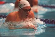 17 September 2000; Andrew Bree of Ireland during his Men's 200m Freestyle Heat at the Sydney International Aquatic Centre in Homebush Bay, Sydney, Australia. Photo by Brendan Moran/Sportsfile
