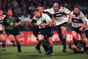 27 October 2000; Brian O'Driscoll of Leinster evades a tackle from Luca Martin of Northampton Saints during the Heineken Cup Pool 1 match between Leinster and Northampton Saints at Donnybrook Stadium in Dublin. Photo by Brendan Moran/Sportsfile