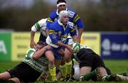 28 October 2000; Alessandro Troncon of AS Montferrand is tackled by Jimmy Screene of Connacht during the European Rugby Challenge Cup match between Connacht and AS Montferrand at Ericsson Park in Athlone, Westmeath. Photo by Damien Eagers/Sportsfile