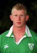 23 October 2000; Leo Cullen during Ireland 'A' squad portraits. Photo by Brendan Moran/Sportsfile
