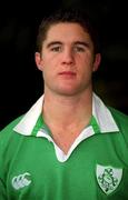 23 October 2000; Simon Kehoe during Ireland 'A' squad portraits. Photo by Brendan Moran/Sportsfile