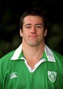 23 October 2000; Emmet Byrne during Ireland 'A' squad portraits. Photo by Brendan Moran/Sportsfile