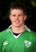 23 October 2000; Andrew Dunne during Ireland 'A' squad portraits. Photo by Brendan Moran/Sportsfile