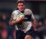 27 October 2000; Gordon D'Arcy of Leinster during the Heineken Cup Pool 1 match between Leinster and Northampton Saints at Donnybrook Stadium in Dublin. Photo by Brendan Moran/Sportsfile