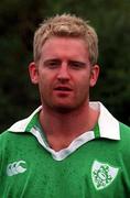 31 October 2000; Stephen Bell during a Ireland 'A' squad portraits at Ravenhill Park in Belfast. Photo by Brendan Moran/Sportsfile