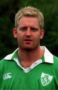 31 October 2000; Stephen Bell during a Ireland 'A' squad portraits at Ravenhill Park in Belfast. Photo by Brendan Moran/Sportsfile