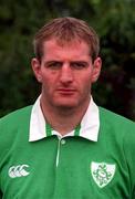 31 October 2000; Gary Longwell during a Ireland 'A' squad portraits at Ravenhill Park in Belfast. Photo by Brendan Moran/Sportsfile