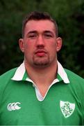 31 October 2000; Justin Fitzpatrick during a Ireland 'A' squad portraits at Ravenhill Park in Belfast. Photo by Brendan Moran/Sportsfile