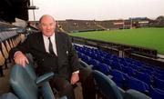 2 November 2000; President of the Irish Rugby Football Union Eddie Coleman sits for a portrait at Lansdowne Road in Dublin. Photo by Brendan Moran/Sportsfile