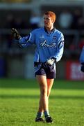 29 October 2000; Peadar Andrews of Dublin during the Church & General National Football League Division 1A match between Dublin and Tyrone at Parnell Park in Dubln. Photo by Ray McManus/Sportsfile