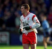 29 October 2000; Sean Teague of Tyrone during the Church & General National Football League Division 1A match between Dublin and Tyrone at Parnell Park in Dubln. Photo by Ray McManus/Sportsfile