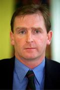 2 November 2000; Errigal Ciarán football manager Peter McDonnell stands for a portrait at St Mary's Primary School in Omagh, Tyrone. Photo by Matt Browne/Sportsfile