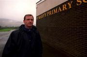 2 November 2000; Errigal Ciarán football manager Peter McDonnell stands for a portrait at St Mary's Primary School in Omagh, Tyrone. Photo by Matt Browne/Sportsfile