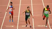 26 August 2015; Wayde van Niekerk of South Africa wins the final of the Men's 400m event. IAAF World Athletics Championships Beijing 2015 - Day 5, National Stadium, Beijing, China. Picture credit: Stephen McCarthy / SPORTSFILE