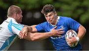 26 August 2015; James McGowan, Leinster, is tackled by James Page, Worcester. U19 Friendly, Leinster v Worcester, Templeville Road, Dublin. Picture credit: Matt Browne / SPORTSFILE