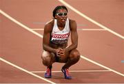 27 August 2015; Margaret Adeoye of Great Britain following the semi-finals of the Women's 200m event. IAAF World Athletics Championships Beijing 2015 - Day 6, National Stadium, Beijing, China. Picture credit: Stephen McCarthy / SPORTSFILE