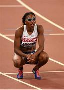 27 August 2015; Margaret Adeoye of Great Britain following the semi-finals of the Women's 200m event. IAAF World Athletics Championships Beijing 2015 - Day 6, National Stadium, Beijing, China. Picture credit: Stephen McCarthy / SPORTSFILE