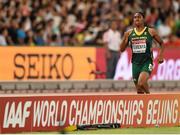 27 August 2015; Caster Semenya of South Africa during her semi-final of the Women's 800m event. IAAF World Athletics Championships Beijing 2015 - Day 6, National Stadium, Beijing, China. Picture credit: Stephen McCarthy / SPORTSFILE