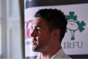 27 August 2015; Ireland's Conor Murray during a press conference. Ireland Rugby Press Conference, Carton House, Maynooth, Co. Kildare. Picture credit: Matt Browne / SPORTSFILE