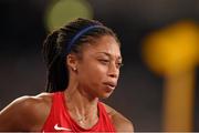 27 August 2015; Allyson Felix of USA during the final of the Women's 400m event. IAAF World Athletics Championships Beijing 2015 - Day 6, National Stadium, Beijing, China. Picture credit: Stephen McCarthy / SPORTSFILE