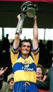 3 September 1995; Clare captain Anthony Daly lifts the Liam MacCarthy Cup. All-Ireland Hurling Final. Clare v Offaly. Croke Park, Dublin. Picture credit; SPORTSFILE