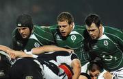 13 February 2009; Ireland A players, from left, Mike Ross, Sean Cronin, and Cian Healy. A International, Ireland A v Scotland A. RDS, Dublin. Picture credit: Stephen McCarthy / SPORTSFILE