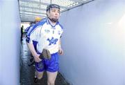 8 February 2009; Shane O'Sullivan, Waterford, makes his way onto the field for the game against Tipperary. Allianz GAA National Hurling League, Division 1, Round 1, Waterford v Tipperary, Walsh Park, Waterford. Picture credit: Matt Browne / SPORTSFILE