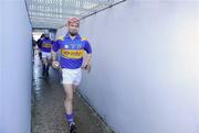 8 February 2009; Diarmuid Fitzgerald, Tipperary, makes hia way onto the field for the game against Waterford. Allianz GAA National Hurling League, Division 1, Round 1, Waterford v Tipperary, Walsh Park, Waterford. Picture credit: Matt Browne / SPORTSFILE