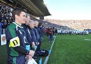 15 February 2009; Ireland team doctor Dr. Gary O'Driscoll stands with the rest of the backroom staff before the game. RBS Six Nations Championship, Italy v Ireland, Stadio Flaminio, Rome, Italy. Picture credit: Brendan Moran / SPORTSFILE